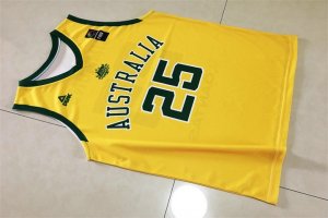 25 Simmons 2019 FIBA World Cup Australia Team Jersey Yellow